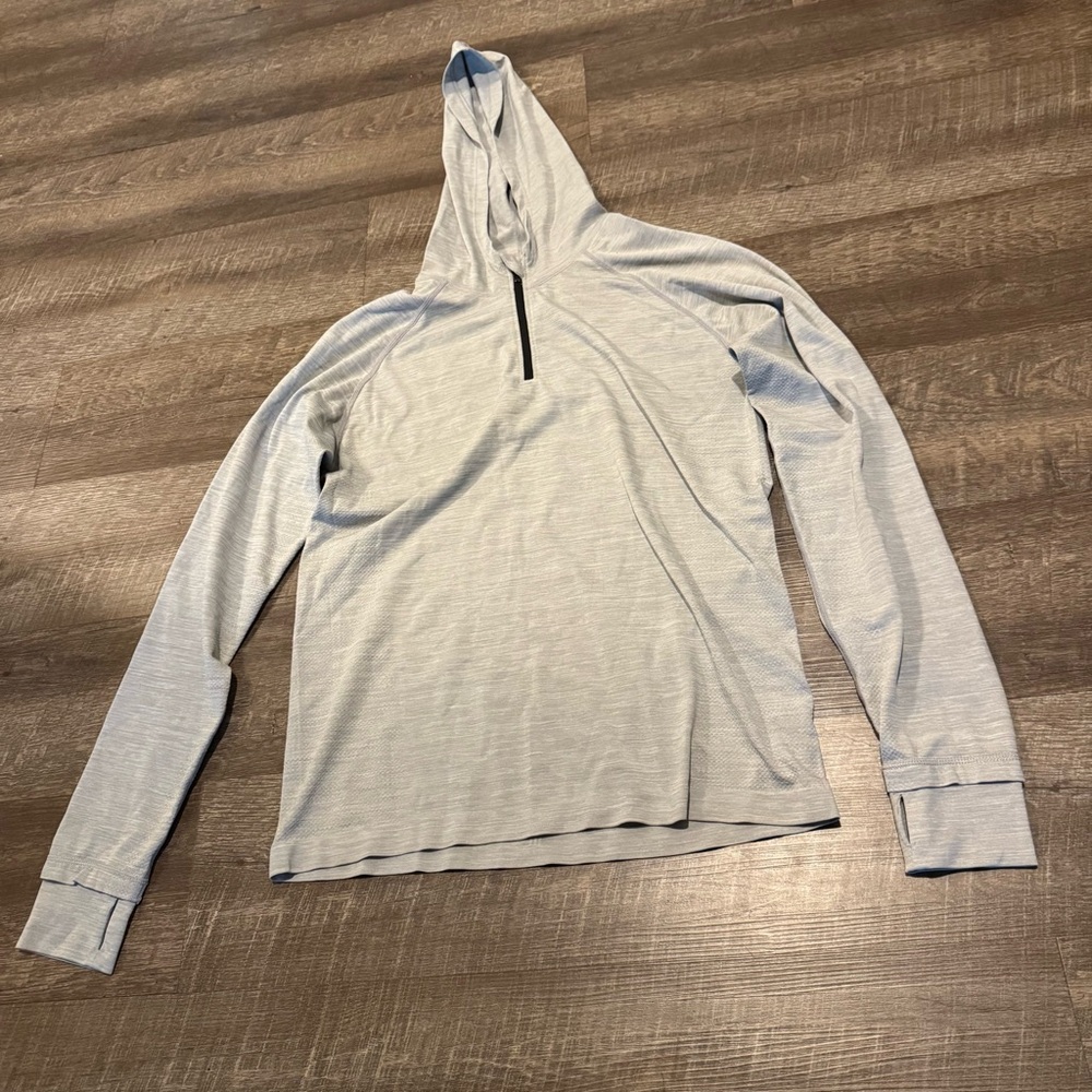 Fabletics Light Grey The Training Day Quarter Zip - image 5